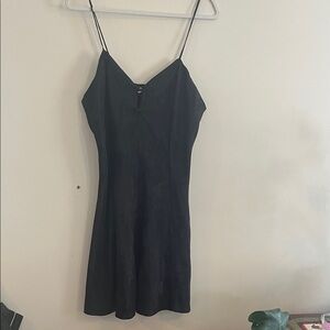 Vintage‎ Erika Taylor Asian Inspired Slip Dress Nightgown 90s Y2K jacquard black